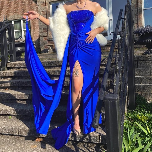 strapless summer dress midi PRETTYGARDEN Cocktail Dresses for Women Summer Formal Elegant Tube Top